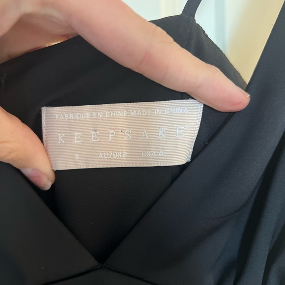 Black Keepsake the Label Restore Plunge Gown Dress. Worn Once! - Picture 7 of 10